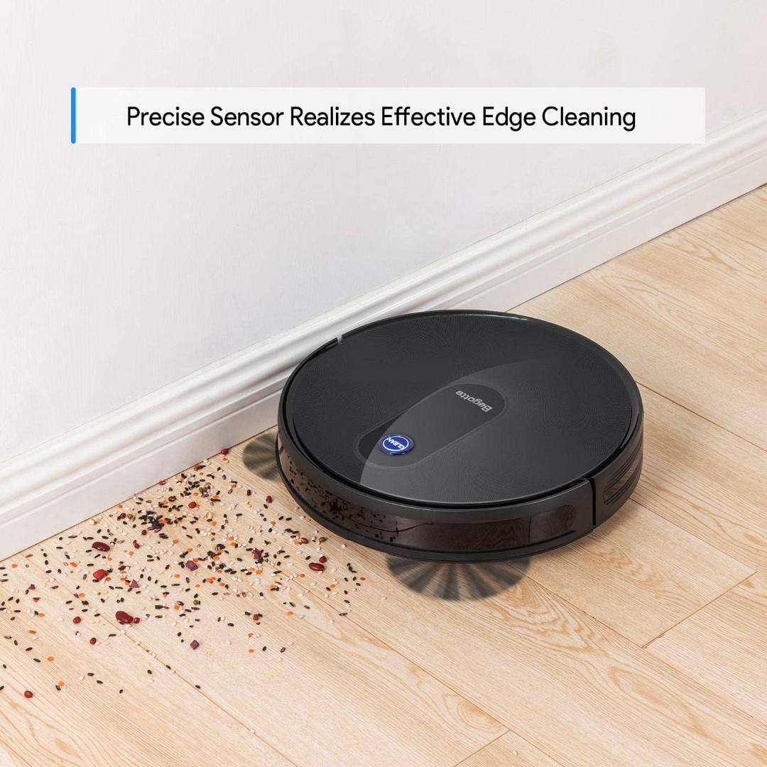 Bagotte BG600 Robot Vacuum Cleaner, Upgraded 1500Pa Strong Suction, TV & Home Appliances, Vacuum