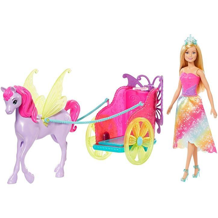 barbie horse and carriage set