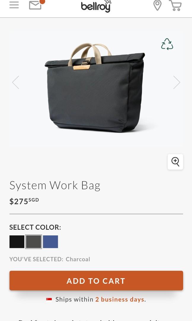 Bellroy system work bag (stylish sling bag), Men's Fashion, Bags, Sling
