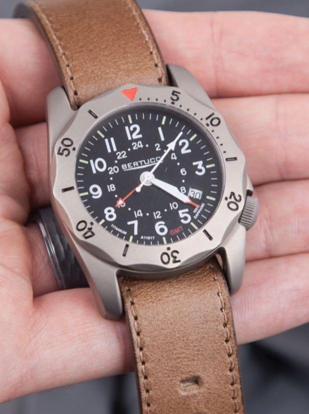 Bertucci A2 TR Vintage GMT Titanium Quartz