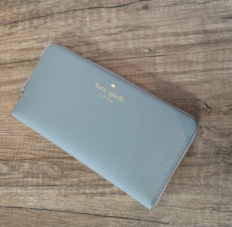 Kate spade baby blue wallet clearance