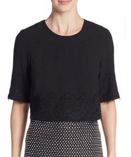 Boxy lace top