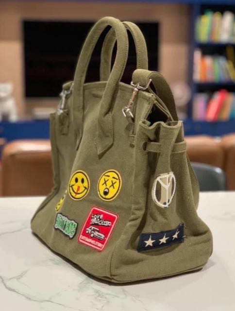 Canvas Birkin Bag with sling Women s Fashion Bags Wallets