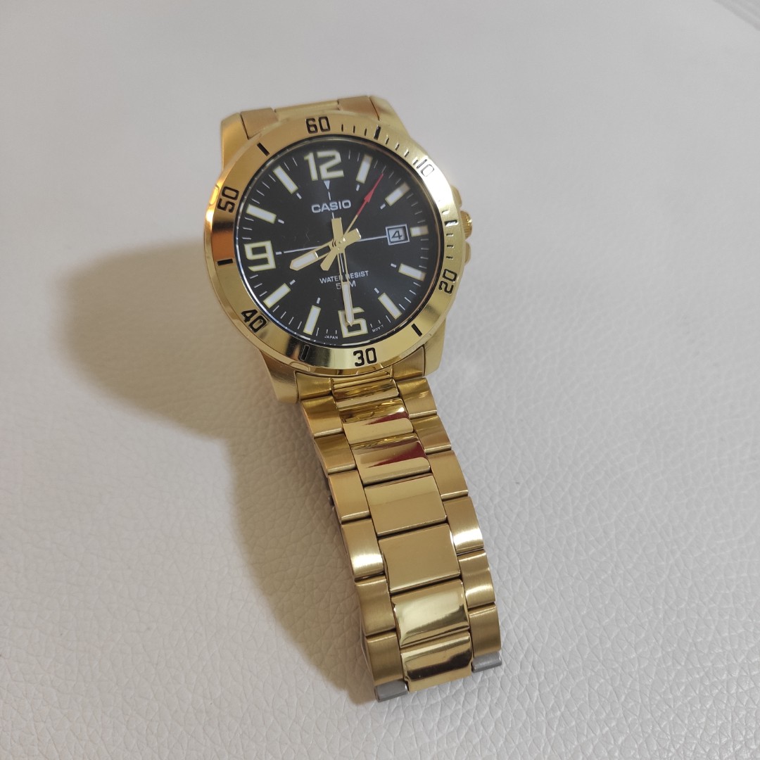 Casio enticer gold on sale