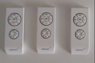 Ceiling Fan remote control and receiver set.