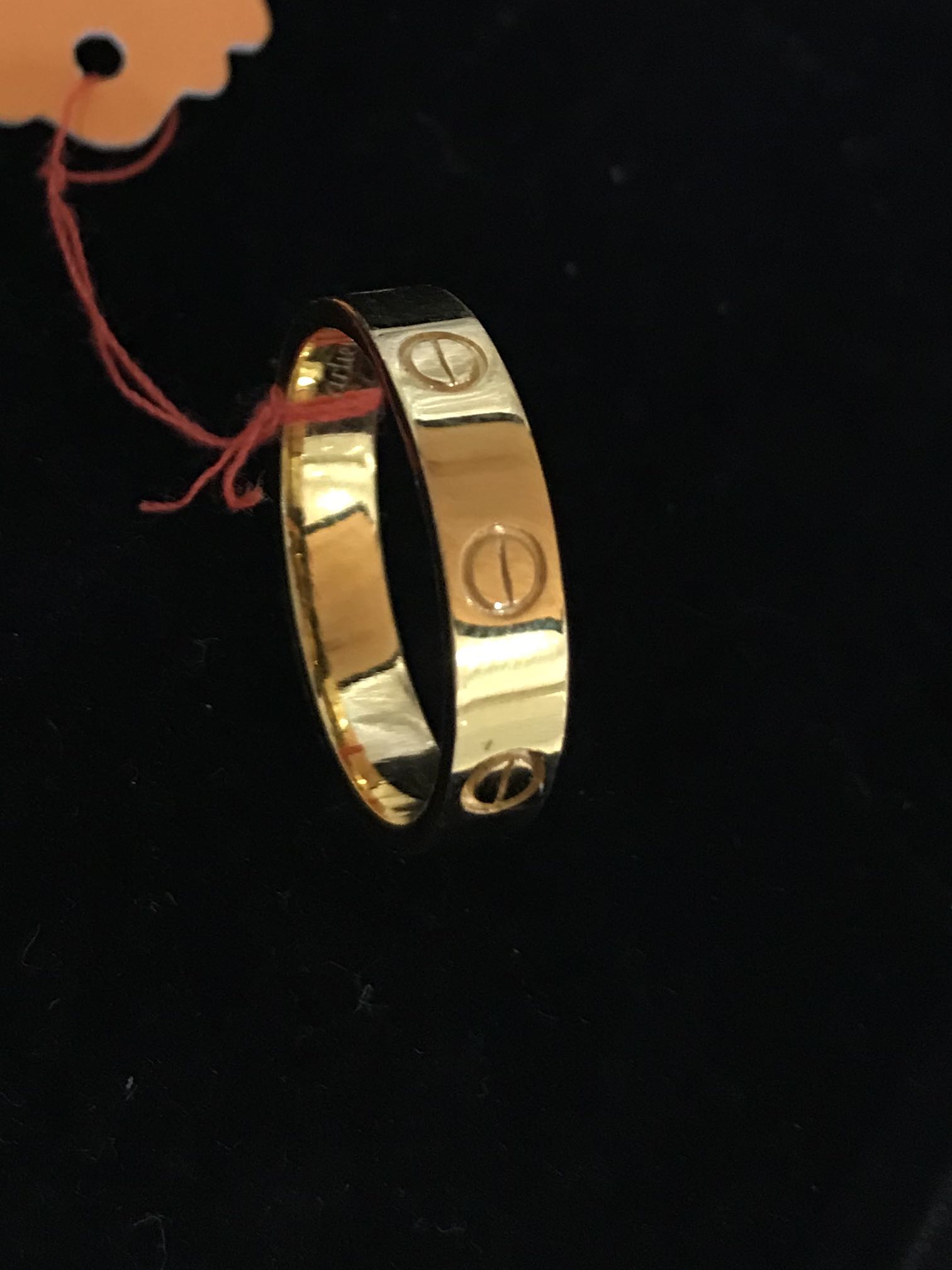 💯 Genuine Gold Ring 916 / Cartier 