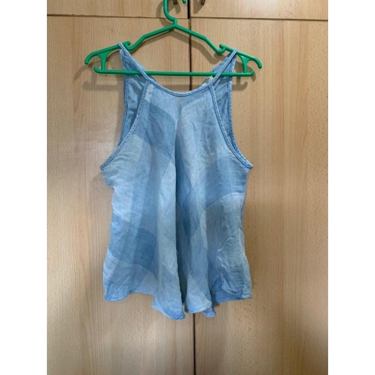 Cloth Stone Blue Patterened Top Women S Fashion Clothes Tops