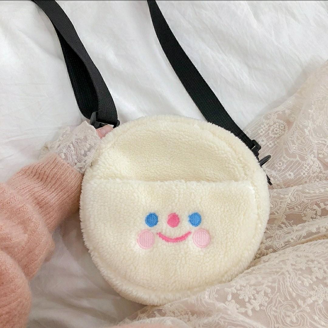fluffy sling bag