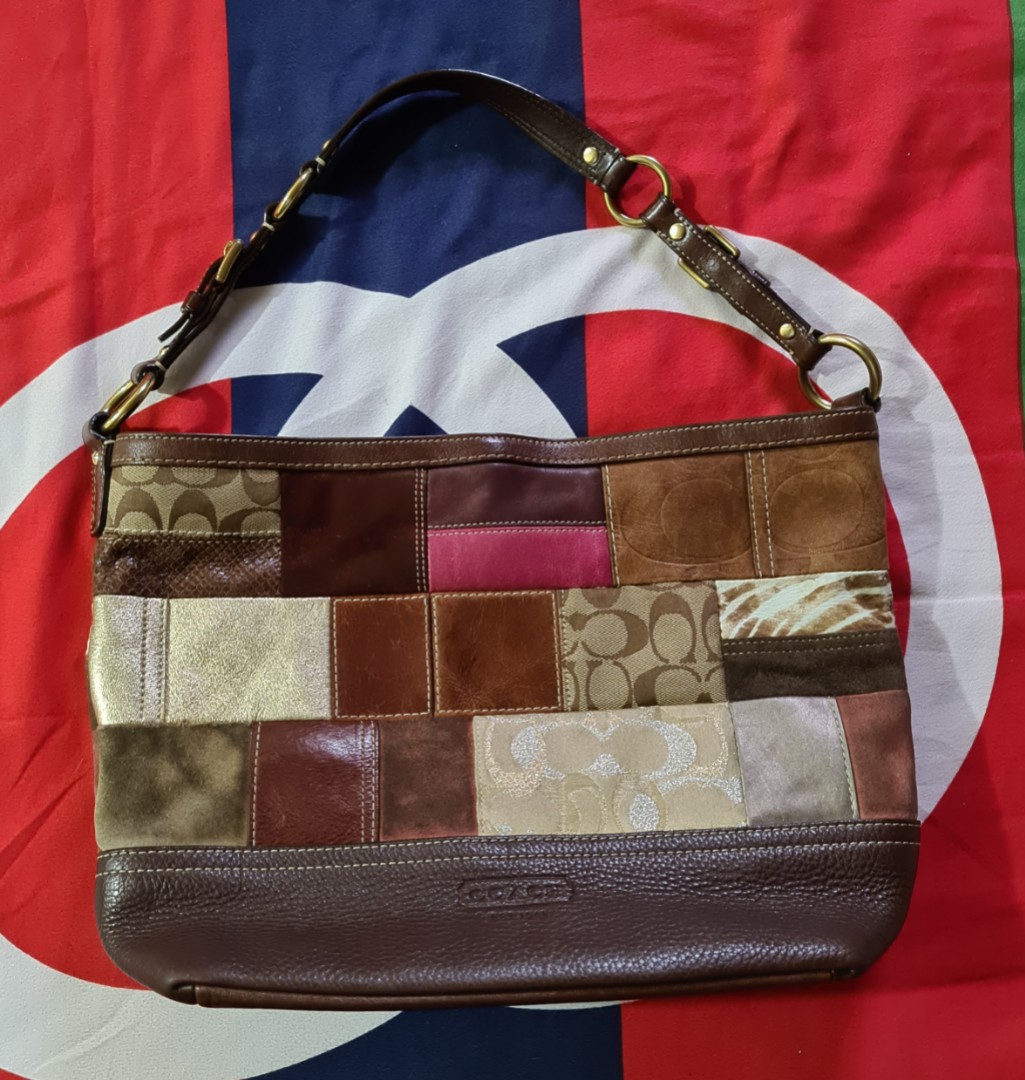 coach patchwork tote