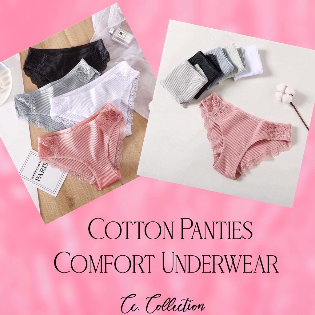 cotton lace panties