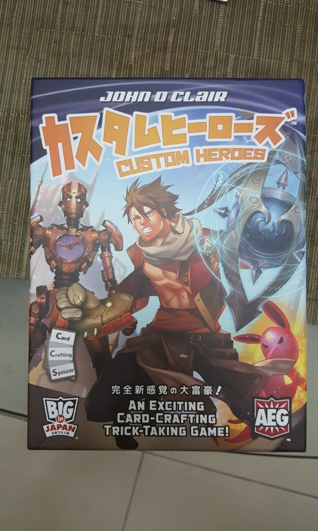 Custom Heroes card game / board game, Hobbies & Toys, Toys & Games on