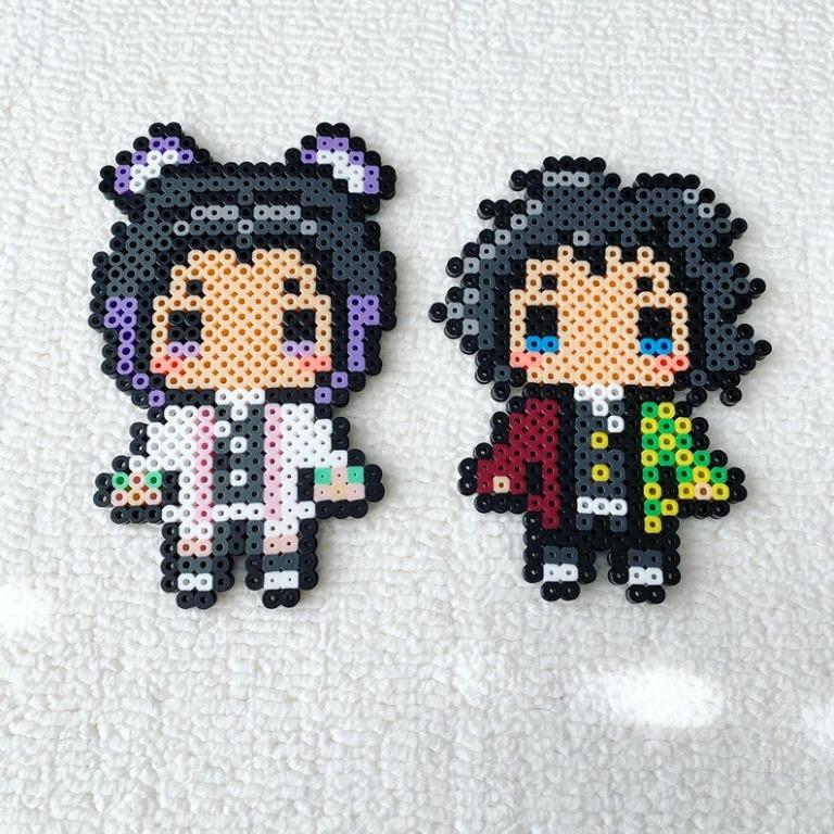Demon Slayer Kimetsu No Yaiba Perler Beads Keychain Handphone Strap Design Craft Handmade Goods Accessories On Carousell 10 hilarious memes only true fans will understand. demon slayer kimetsu no yaiba perler beads keychain handphone strap
