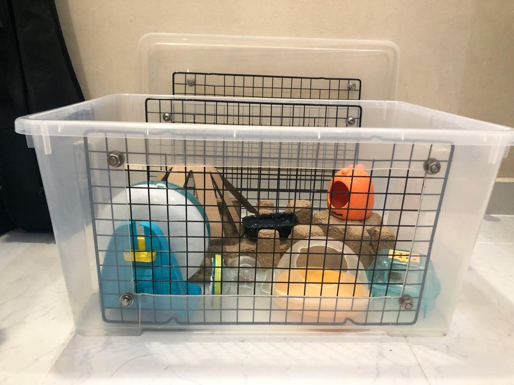 Hamster bin cage without mesh online