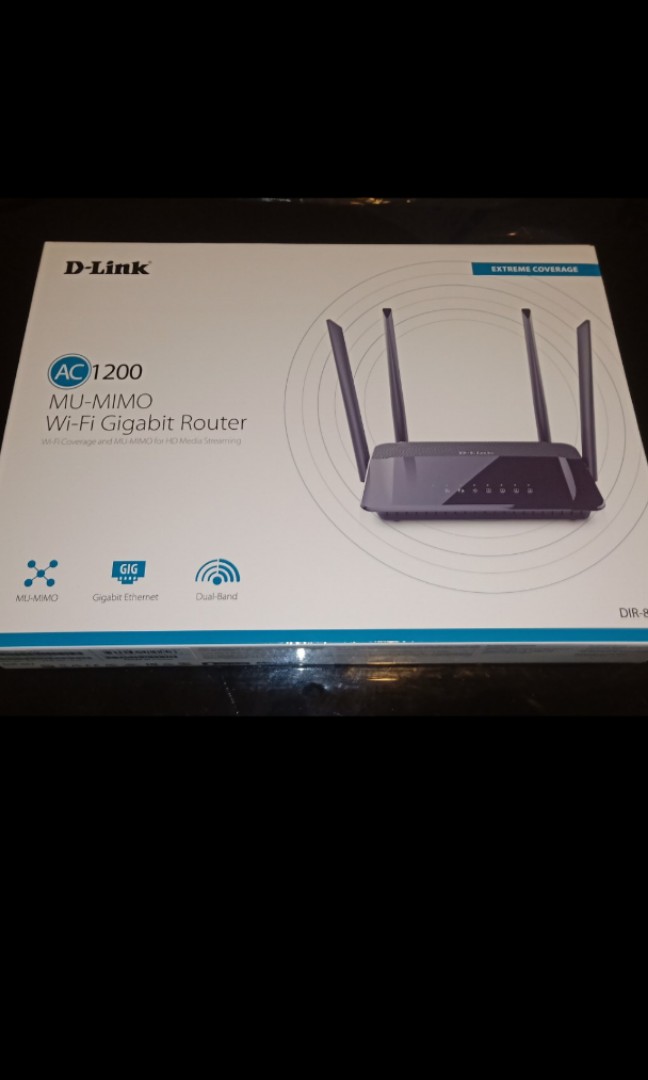 D-link AC 1200 Wi-Fi Gigabit Router, Computers & Tech, Parts ...