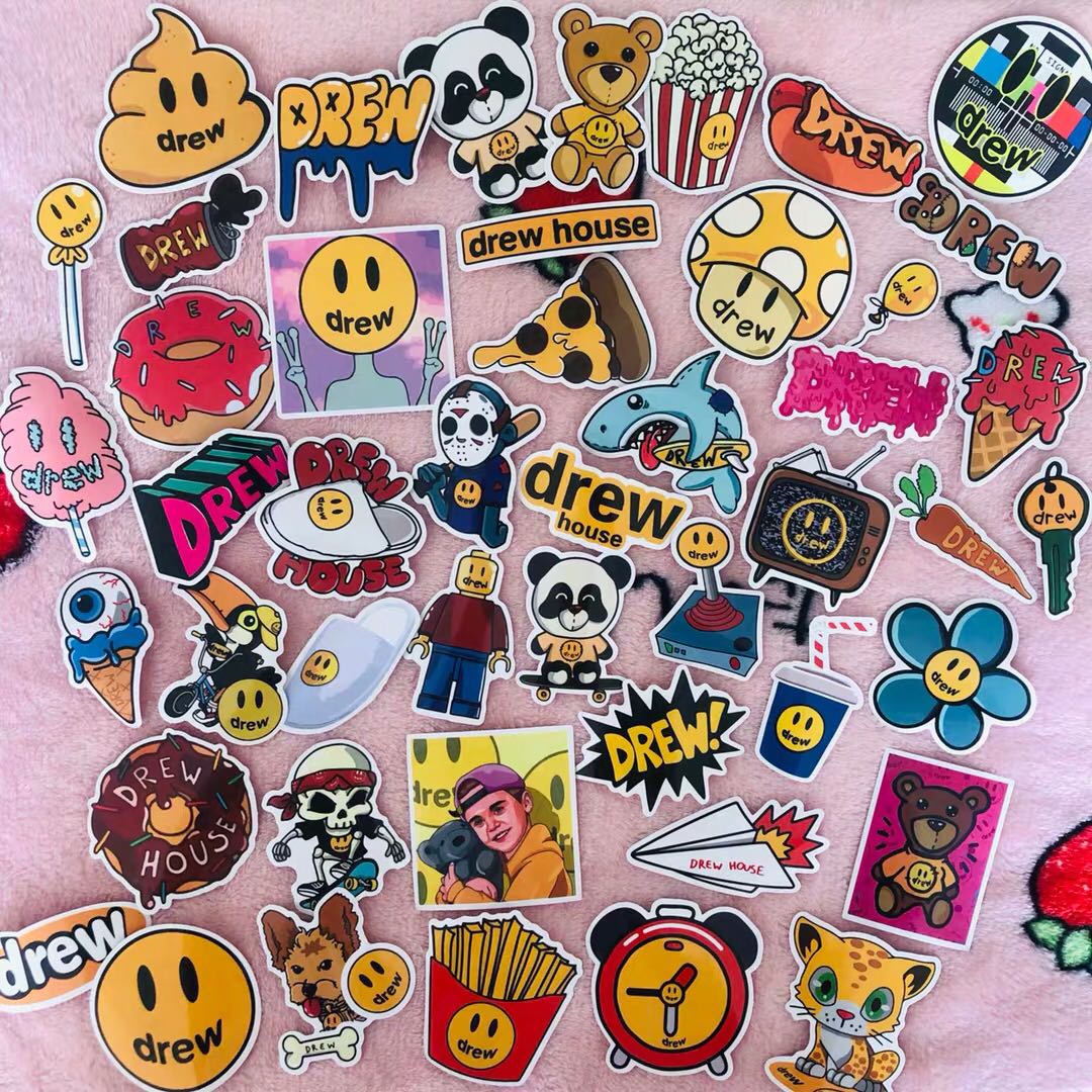 Drew house Stickers 防水 貼紙, 其他, 其他 - Carousell