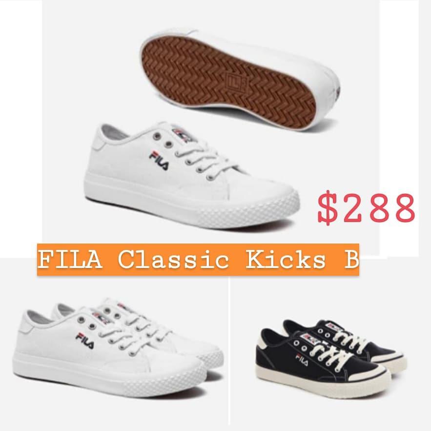 Fila classic shop kicks b帆布鞋
