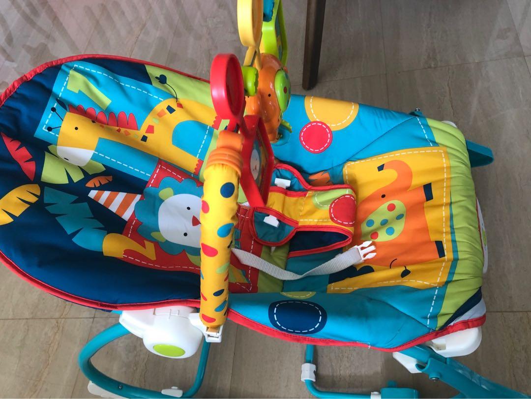 fisher price dark safari rocker