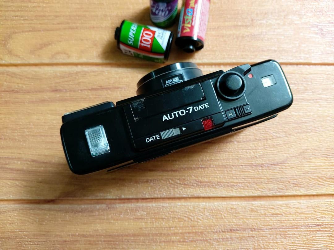 Fujica Auto-7 Date Film Camera, Photography, Cameras on Carousell
