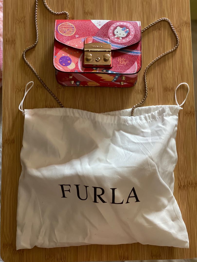 Furla Hello Kitty Metropolis mini crossbody Luxury Bags Wallets on Carousell