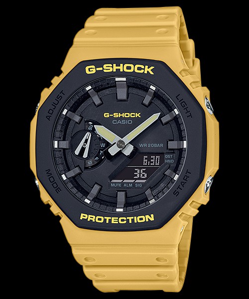 Ga2110su 9 G Shock Yellow Casioak Men S Fashion Watches On Carousell