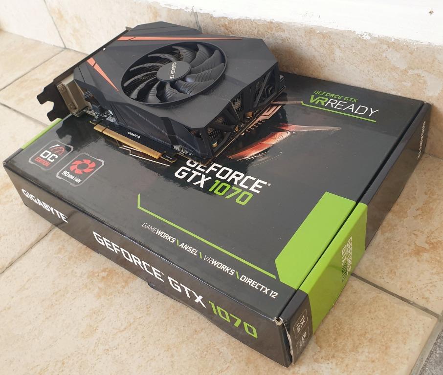 Gigabyte GeForce GTX 1070 Mini ITX OC 8GB GDDR5