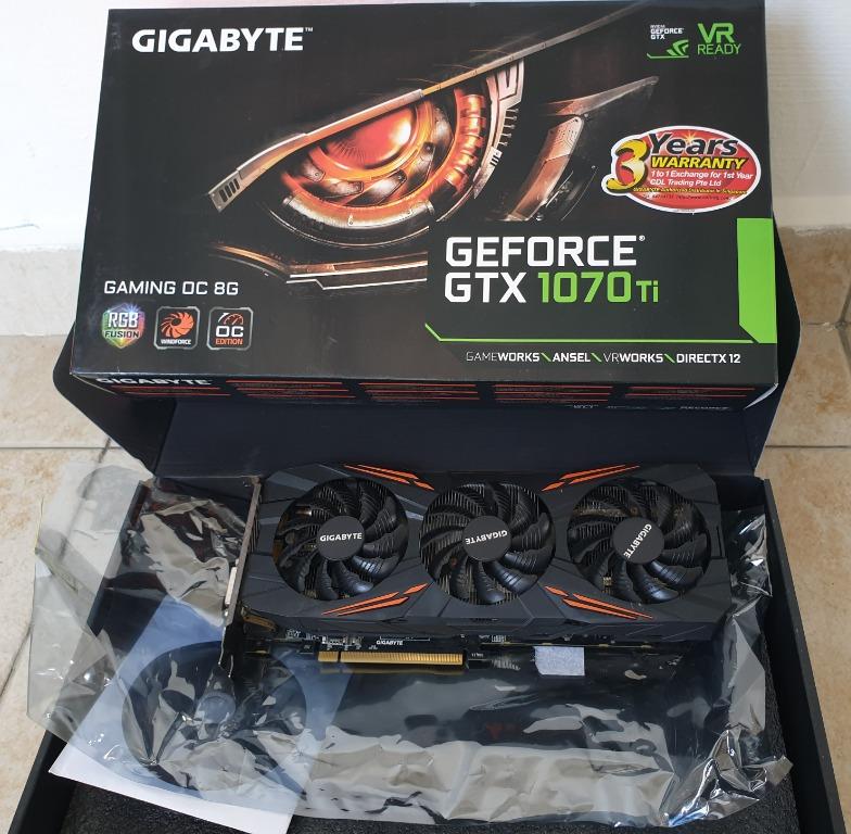 Gigabyte gtx 1070ti 8gb outlet