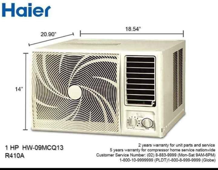 Haier 1hp Manual Window Type Aircon Home Furniture Home