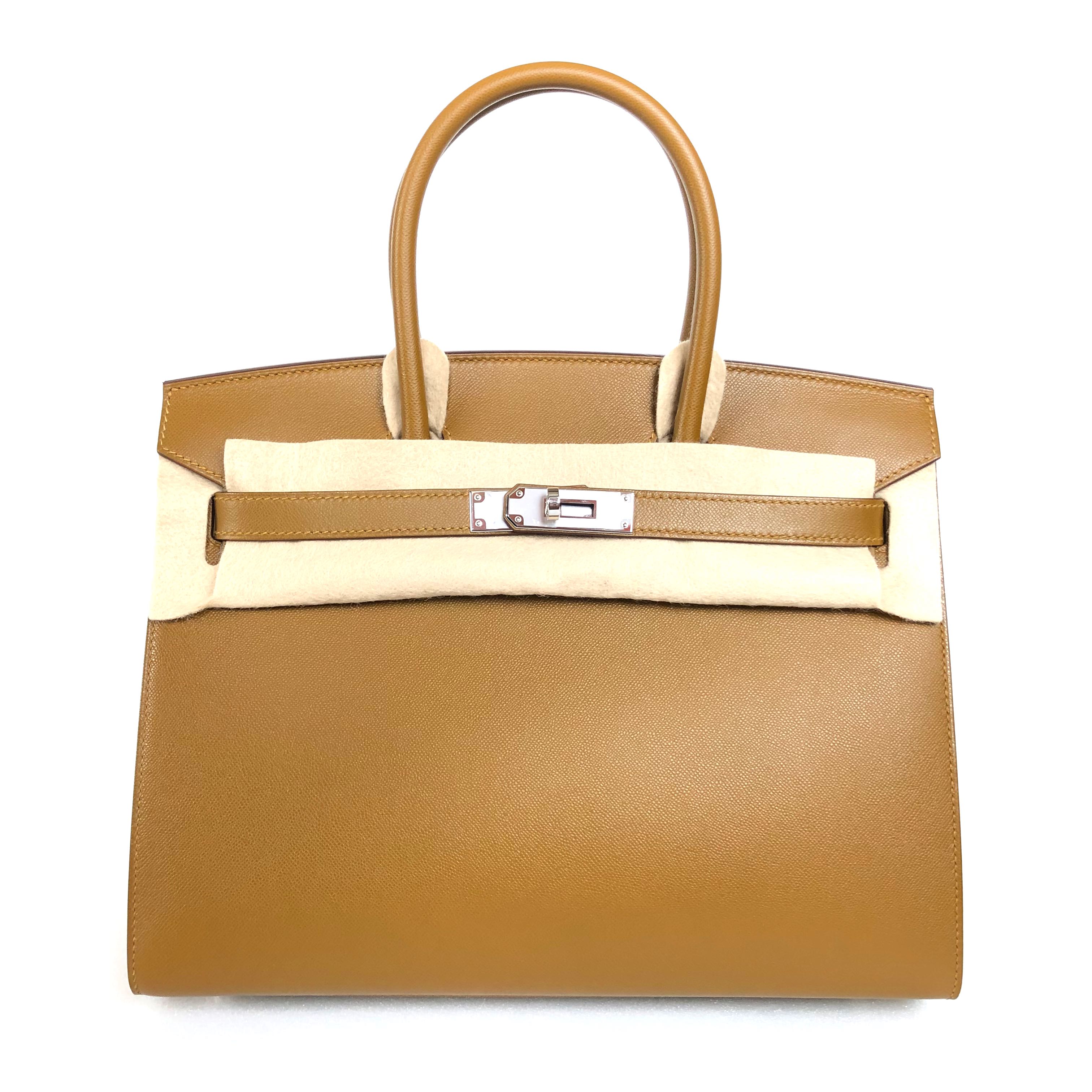 Hermes Birkin 25 Vert Bronze Veau Madame Gold Hardware