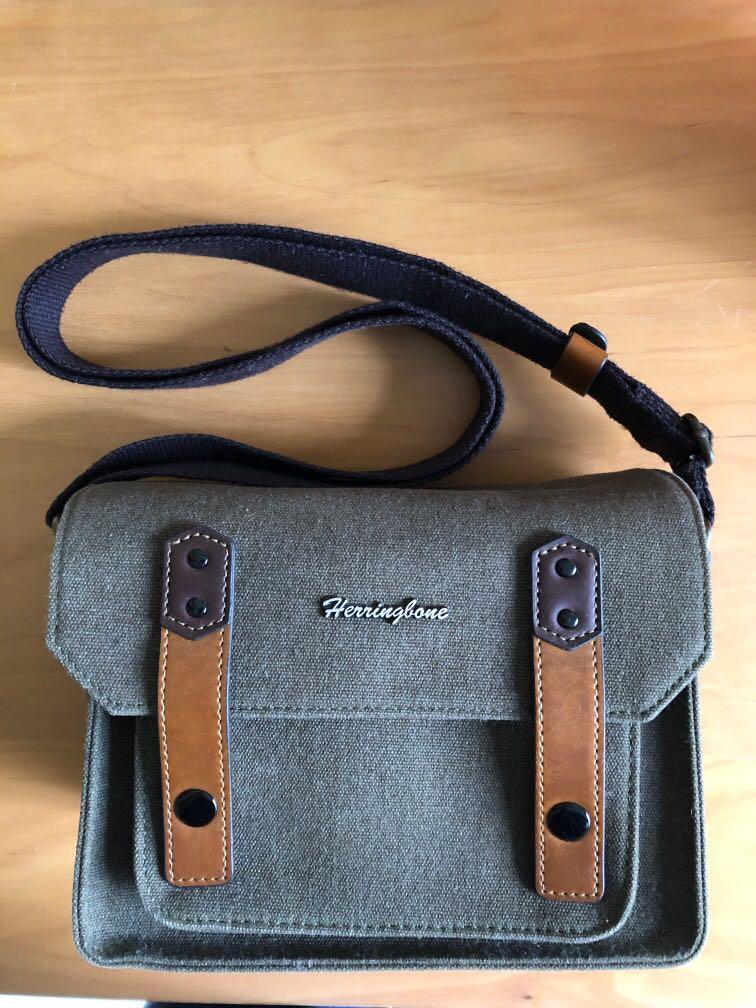 Herringbone store camera bag
