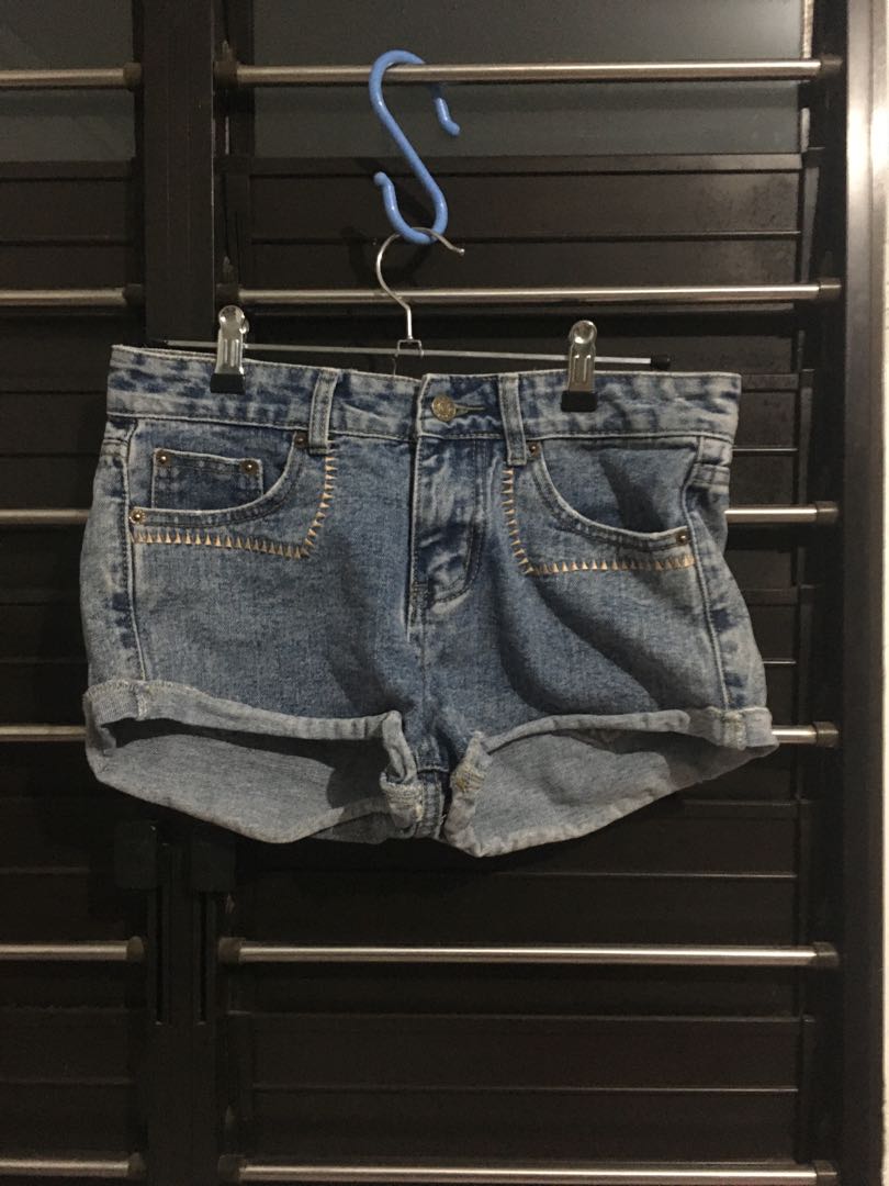 Hipster denim shorts clearance