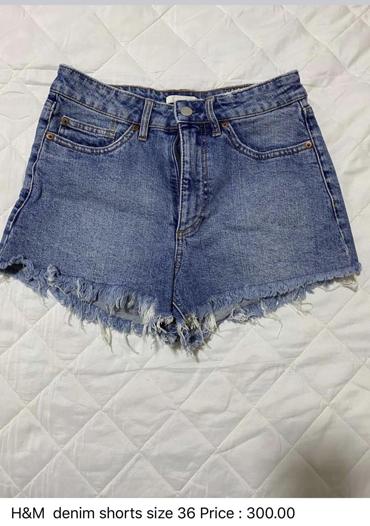h and m jean shorts