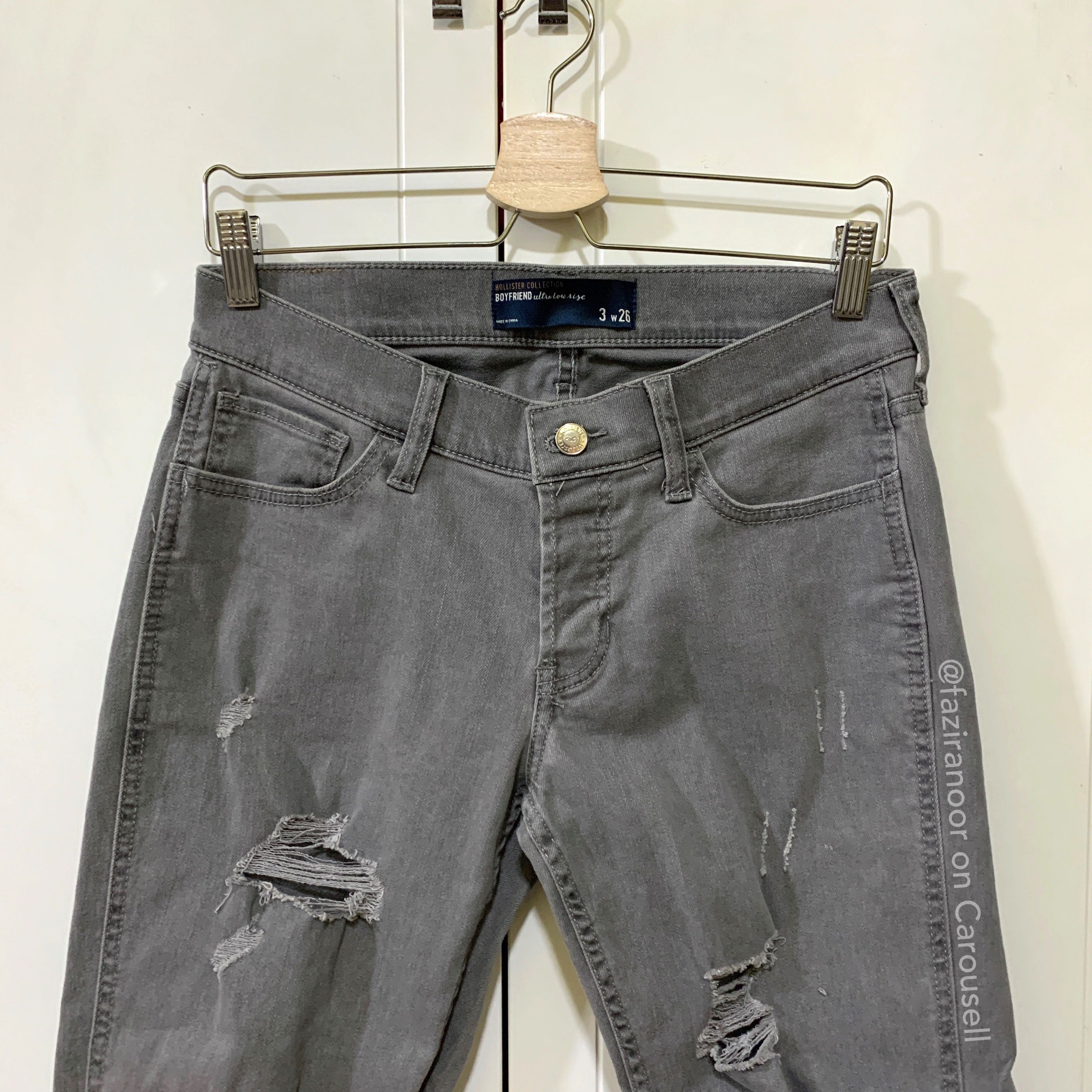 hollister grey jeans