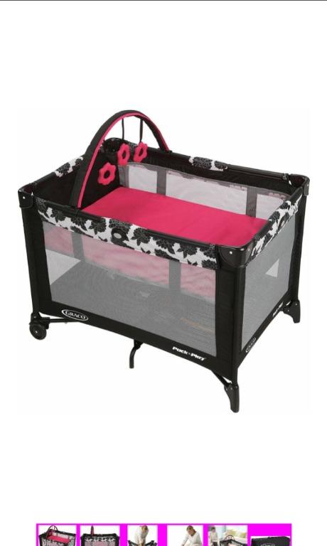 graco pack n play pink