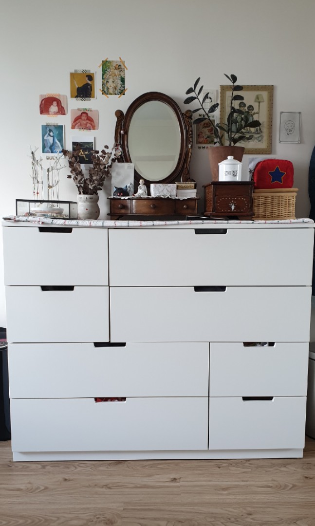 Ikea nordli chest of 8 drawers sale