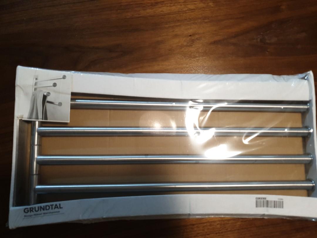 Ikea Towel Rack, Furniture & Home Living, Bathroom & Kitchen Fixtures on Carousell