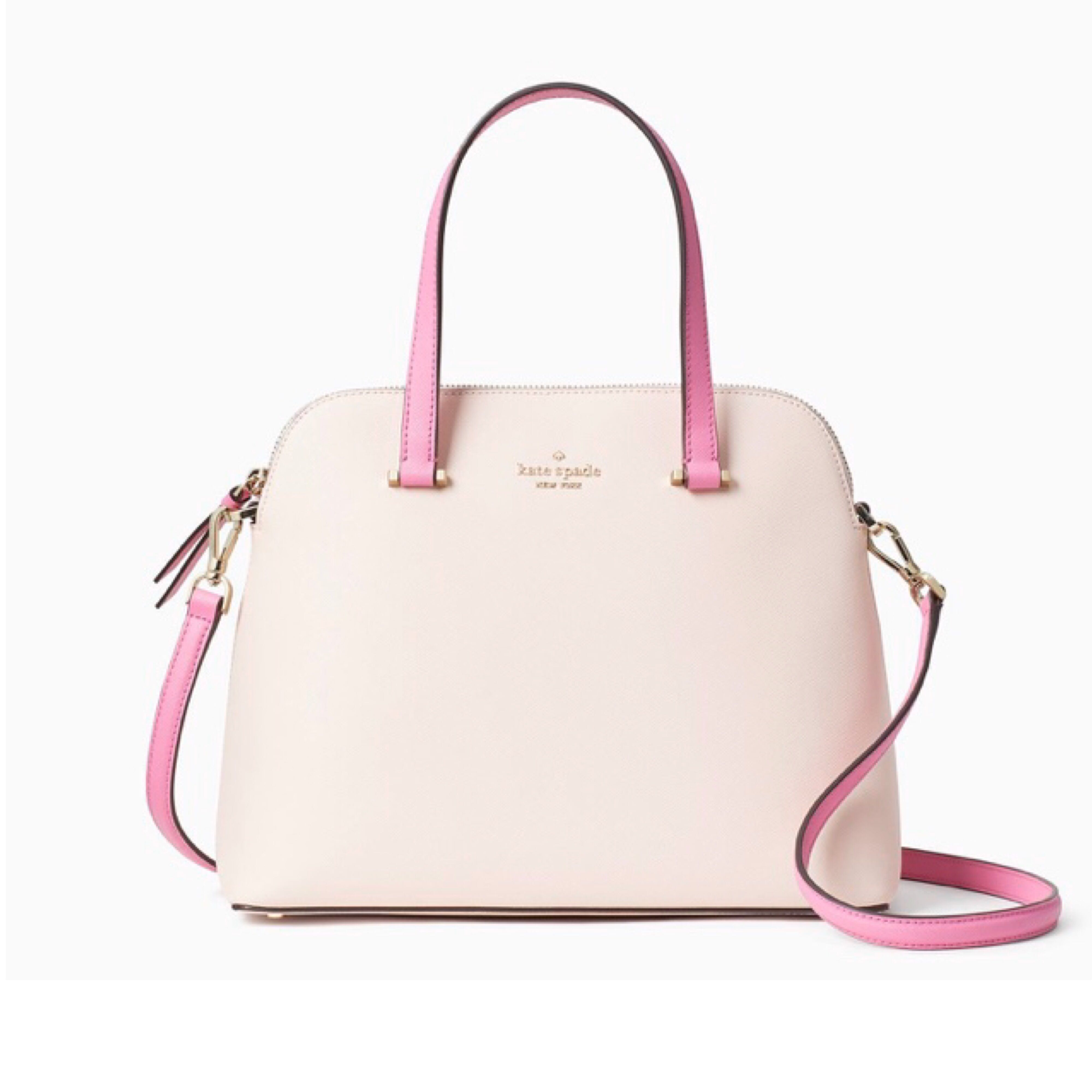 Maise floating poppies medium dome satchel Clearance