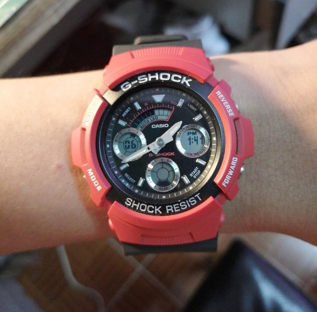 Tali jam g shock aw 591 shop