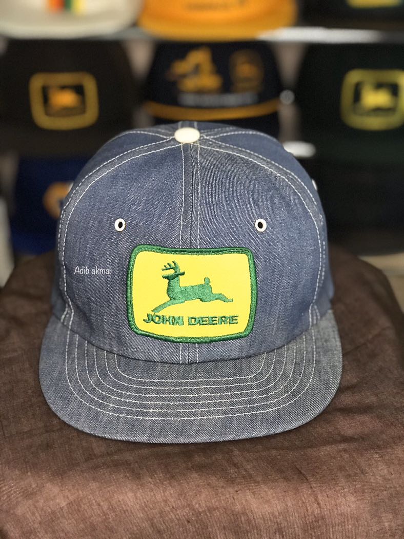 John deere denim hat Clearance