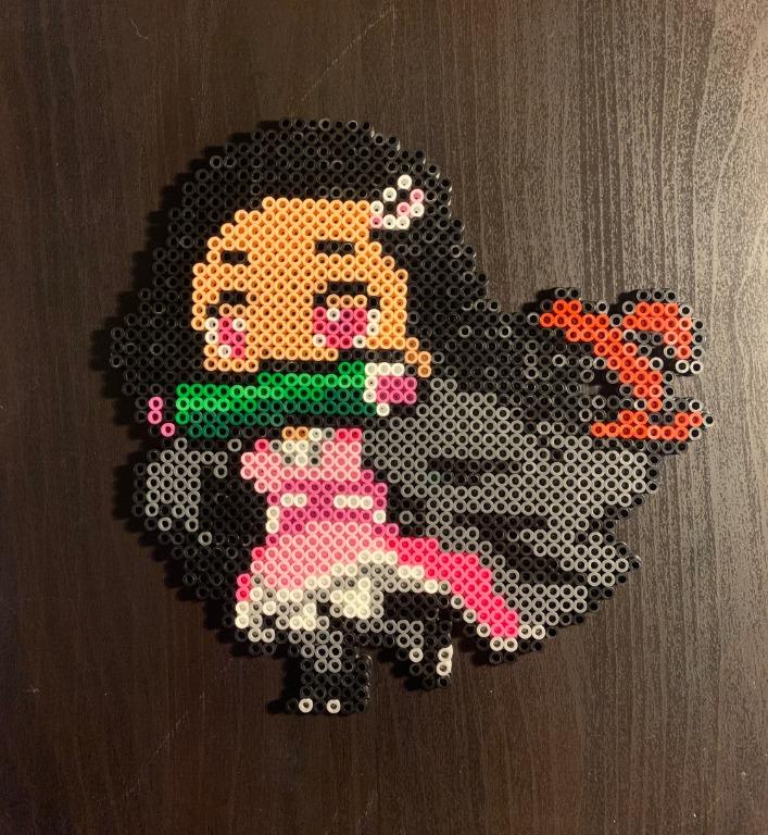 Kamado Nezuko From The Anime Demon Slayer Kimetsu No Yaiba Perler Beads Keychain Handphone Strap Design Craft Handmade Goods Accessories On Carousell Is a from a game (mario, zelda, pokemon, other), from a movie, a series, anime, manga kamado nezuko from the anime demon slayer kimetsu no yaiba perler beads keychain handphone strap