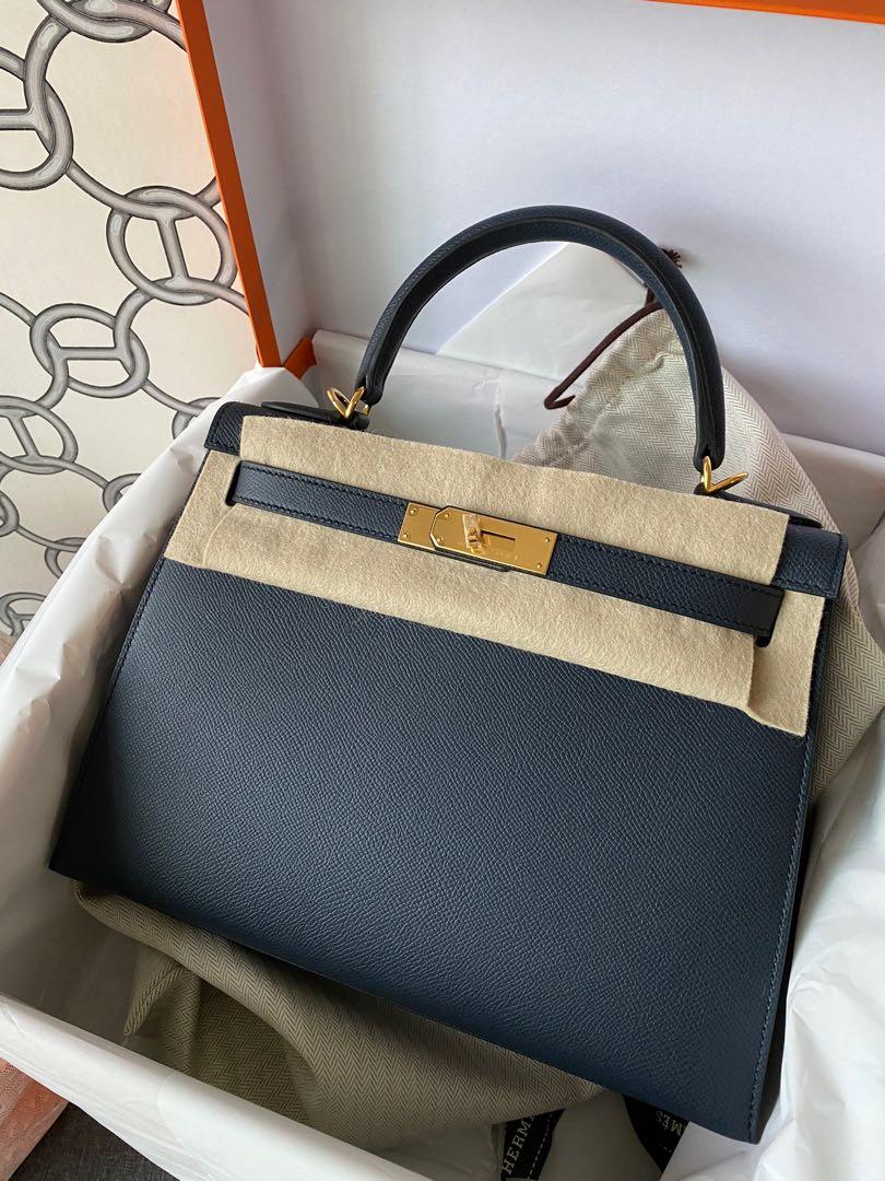 Hermes kelly outlet 28 blue