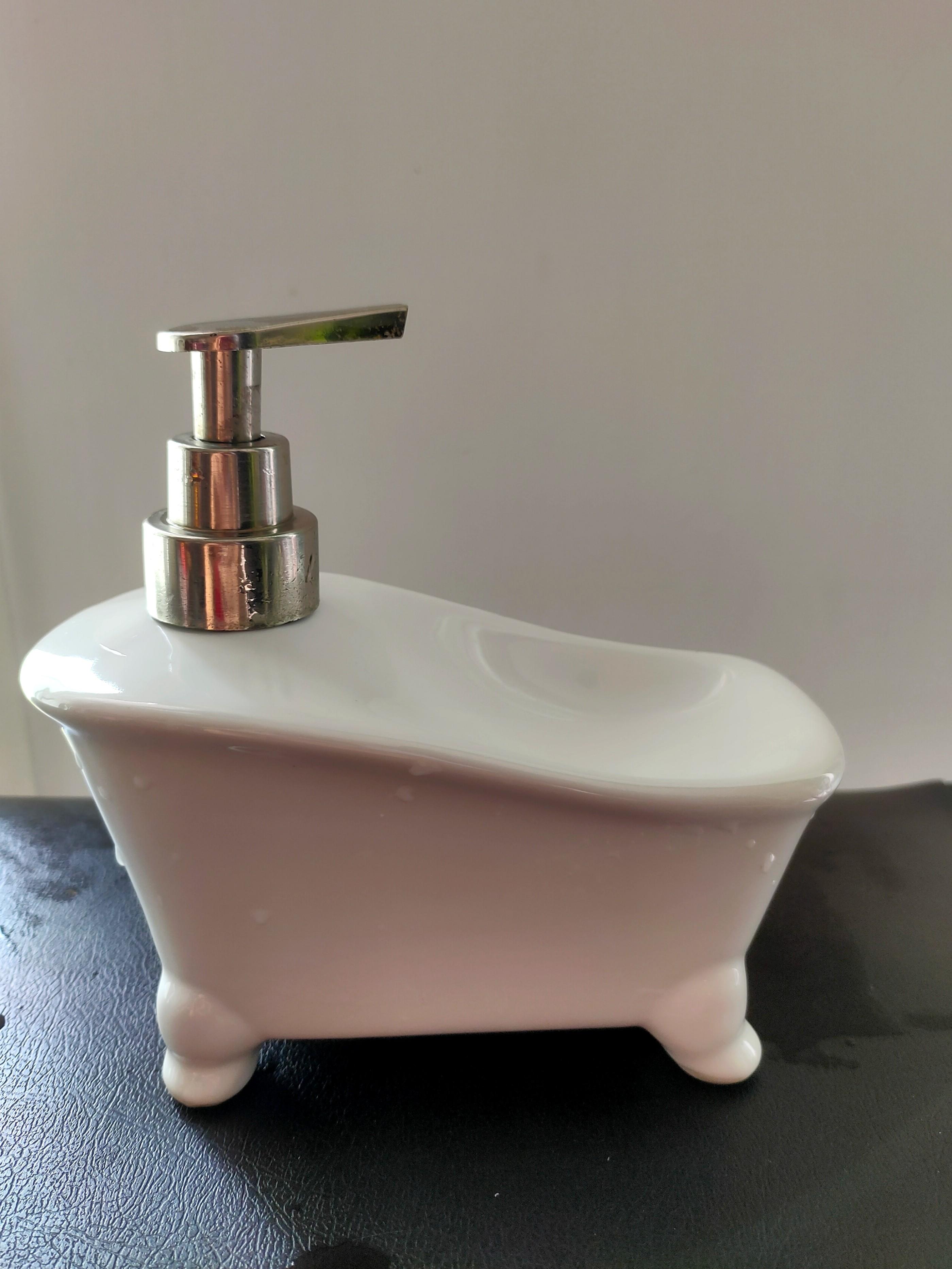 Kitchen Bathroom Soap Dispenser Sponge Holder Home Appliances Kitchenware On Carousell Related searches for soap dispenser with sponge holder: carousell