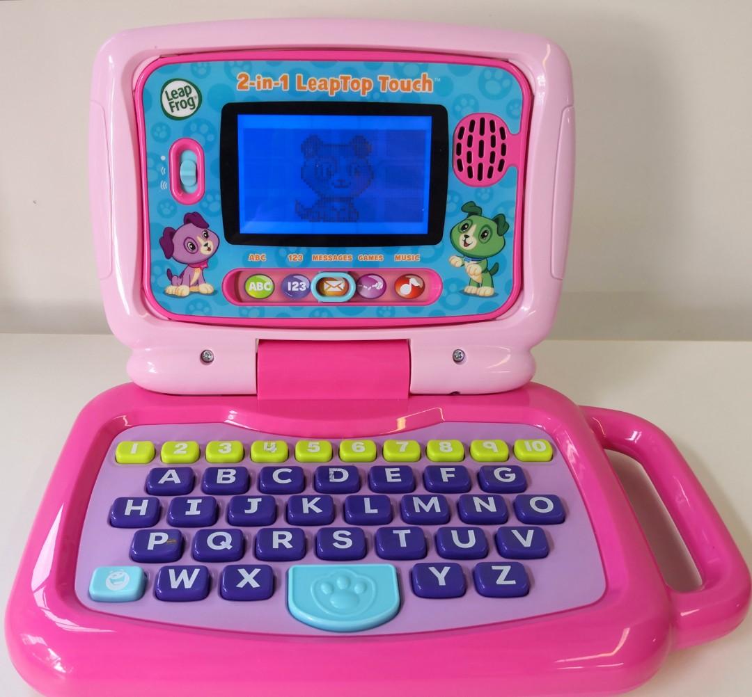 vtech-laptop-2in1-leaptop-touch-toys-games-others-on-carousell