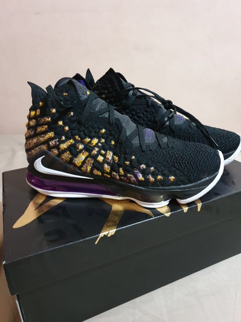 Lebron 17 Lakers Us10 Men S Fashion Footwear Sneakers On Carousell
