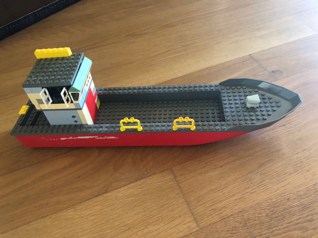 Lego red cargo ship Hobbies Toys Toys Games on Carousell