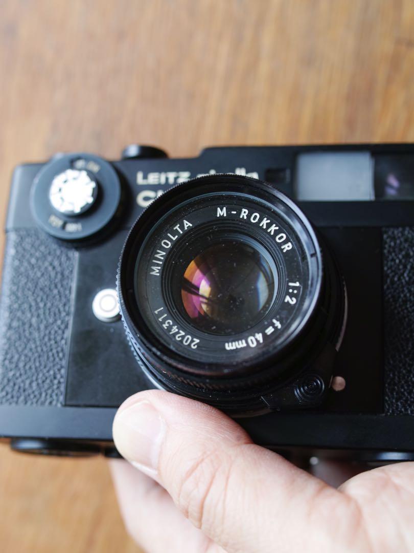 平價徠卡Leitz Minolta CL + m-rokkor 40mm F2 套機, 相機攝影, 鏡頭及