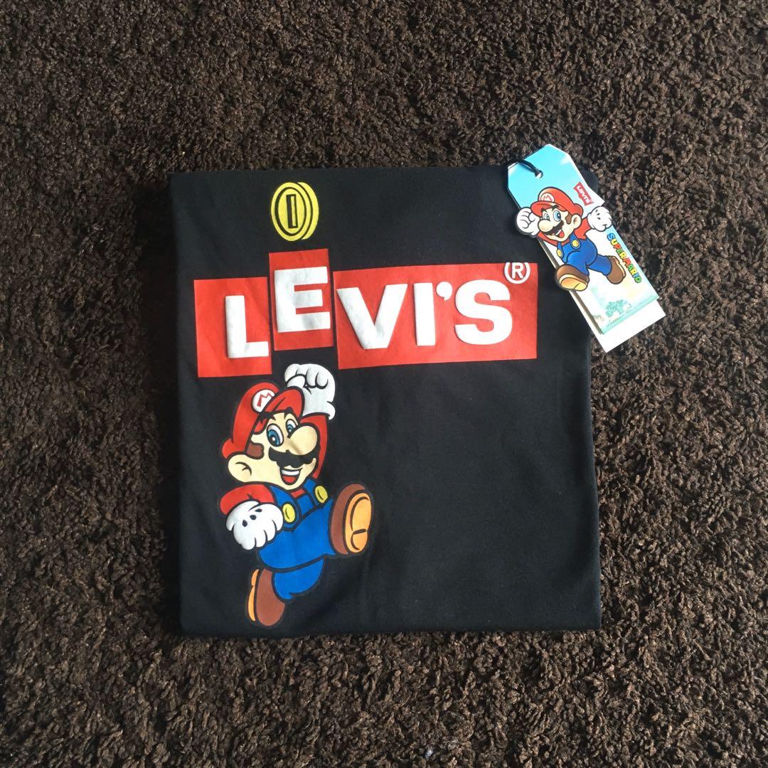 Levis x Super Mario T shirt, Men's Fashion, Tops & Sets, Tshirts & Polo  Shirts on Carousell