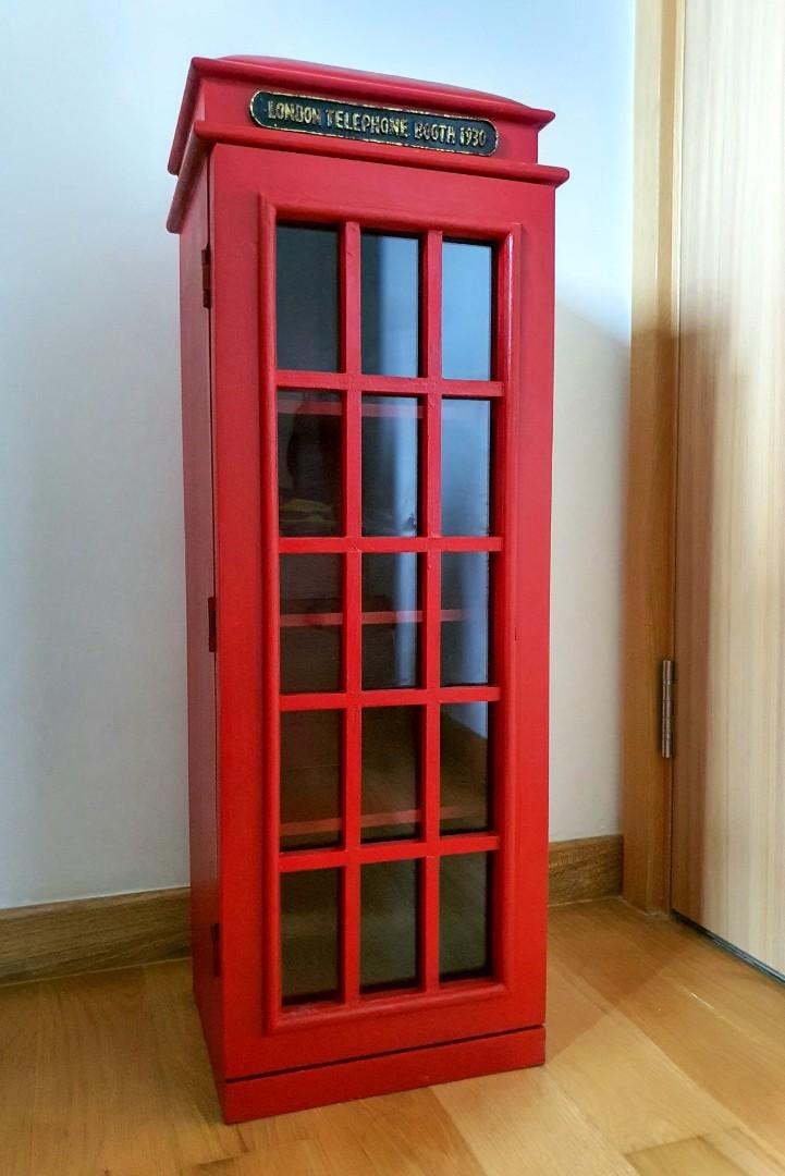 London Telephone Booth Cabinet Measurements Below Furniture
