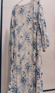 Long Printed Pattern Cardigan