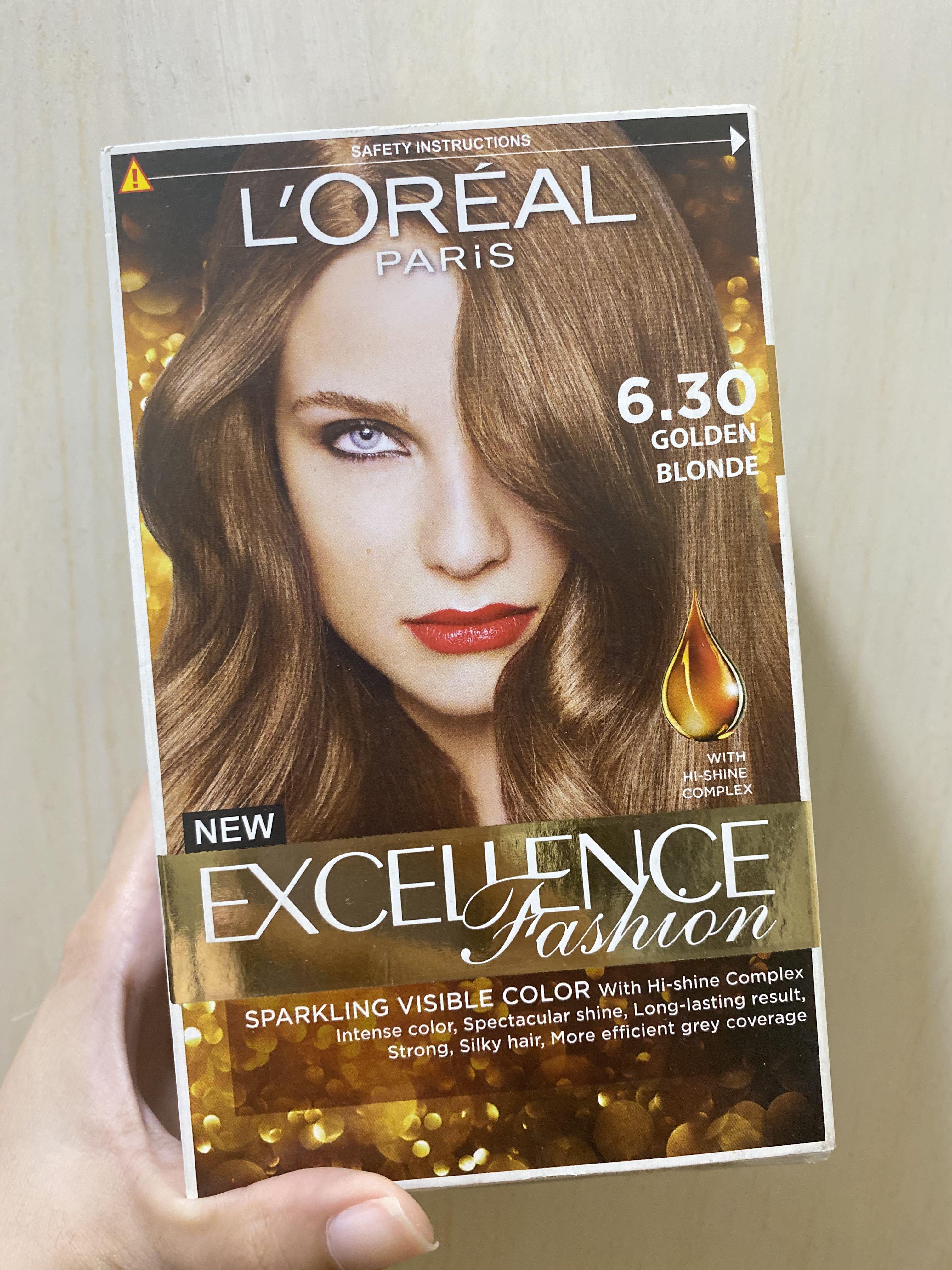 L Oreal Paris Excellence Fashion Golden Blonde Hair Color With Treatment Health Beauty Hair Care On Carousell