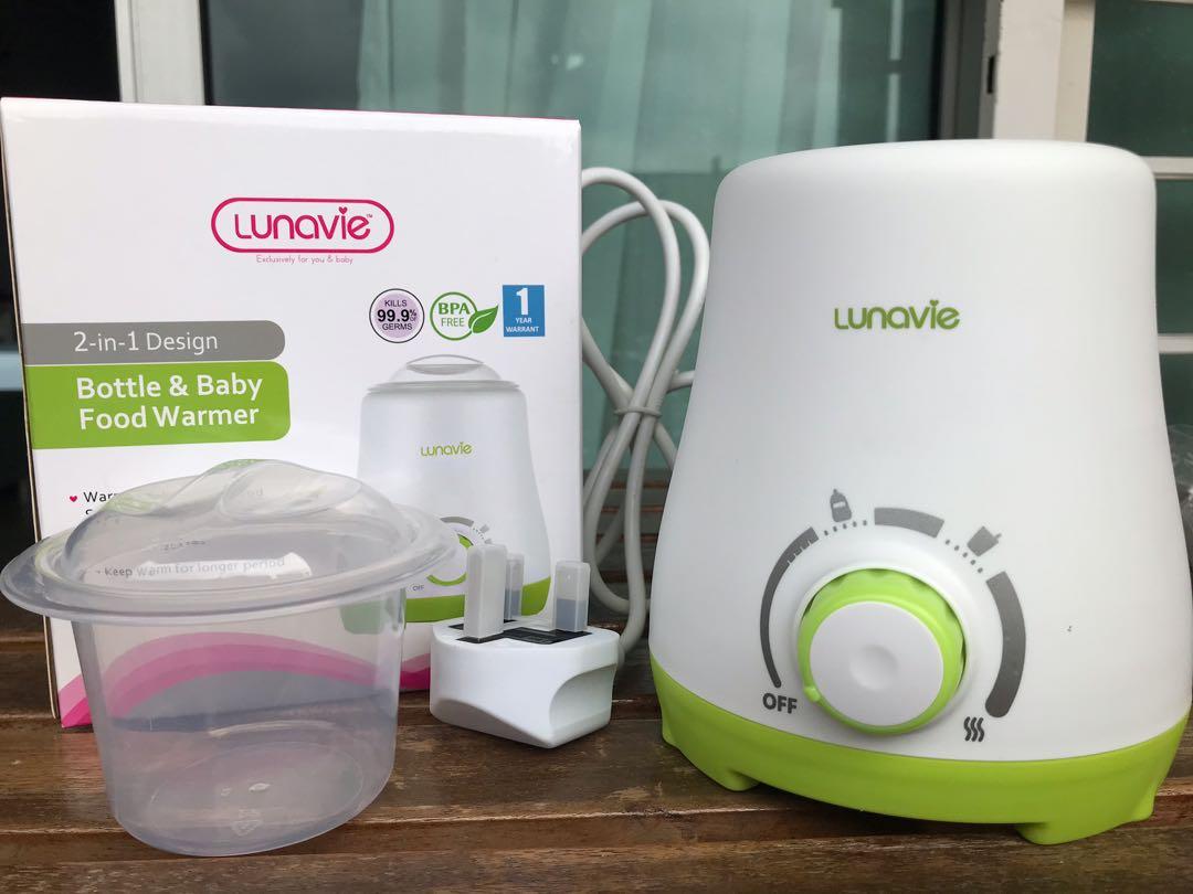 Lunavie Electronic Baby Bottle Baby Food Warmer 2 in 1